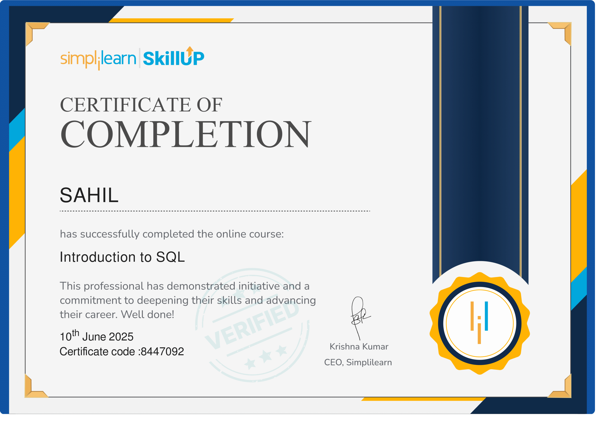SQL Course
